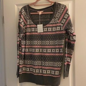 Victoria’s Secret Flannel Sleep Top